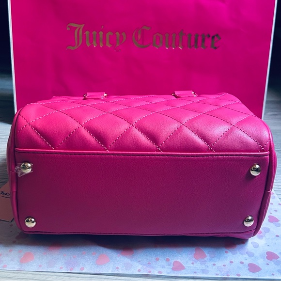 💋Juicy Couture Girls Only Satchel Handbag Hot Pink NWT - Picture 7 of 14